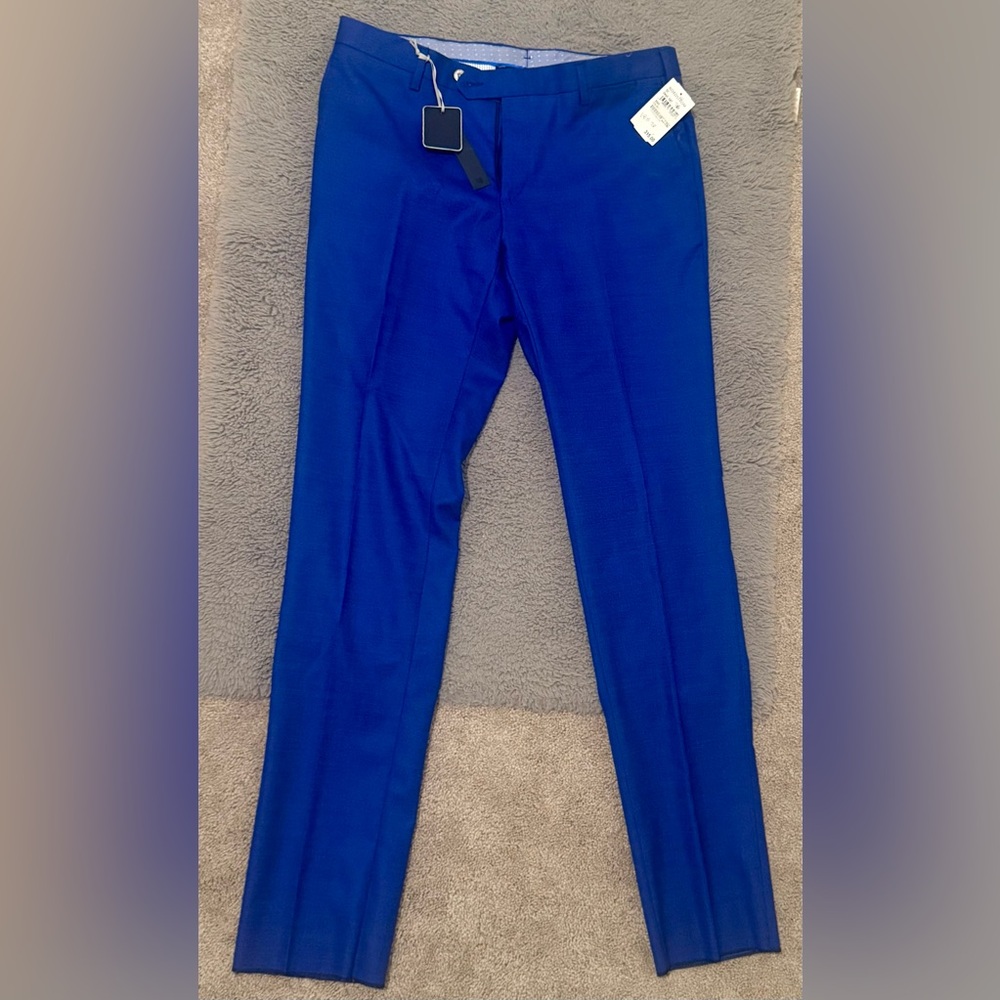 BNWT Marco Pescarelo Italian Blue Slim80 Trousers